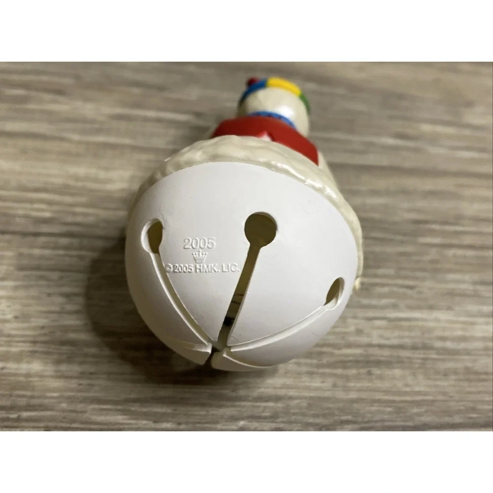 Vintage 2005 Hallmark Keepsake Son Snowman Bell Christmas Ornament Small W Box‎